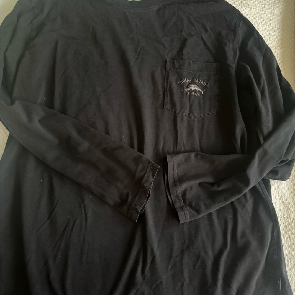 Tommy Bahama Black Long Sleeve Shirt